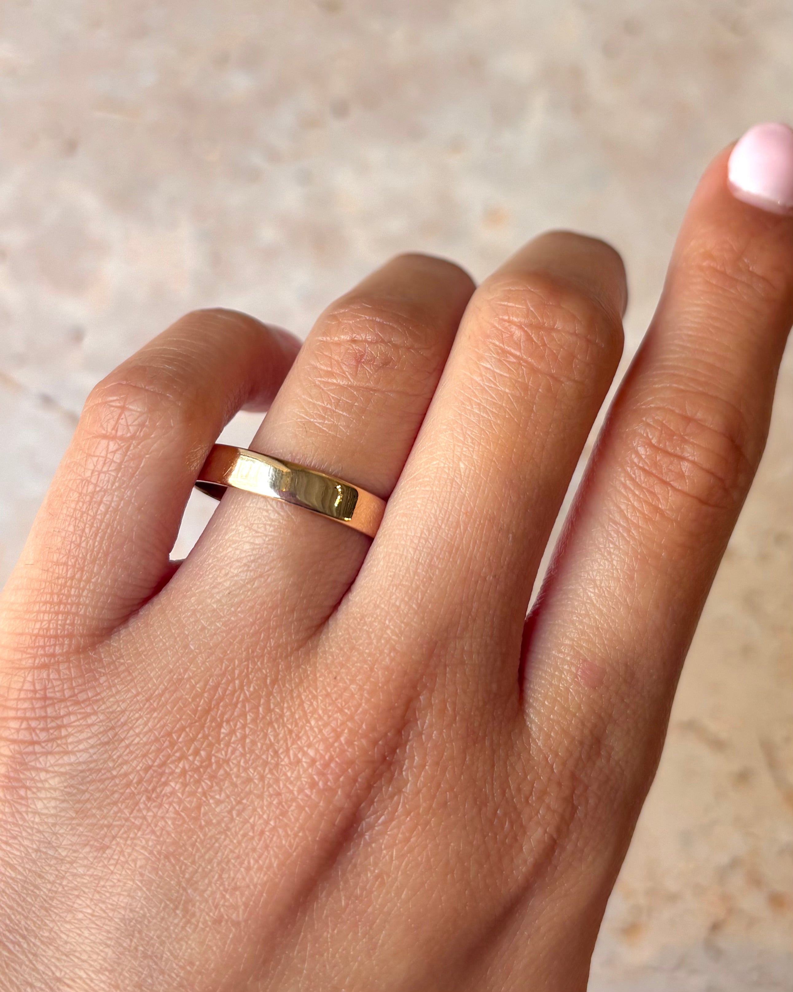 Alliance Or Jaune 18 carats 4.1 mm "Maissa"