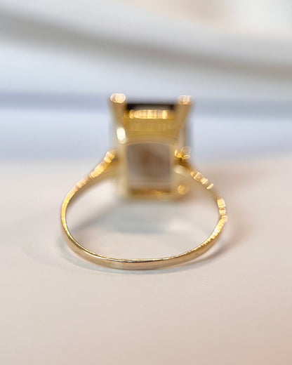 Bague Cocktail Quartz Fumé 4.92 carats "Elodie"