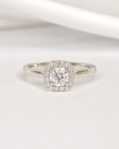 Anillo solitario de diamantes de 0,40 quilates «Vinnie»