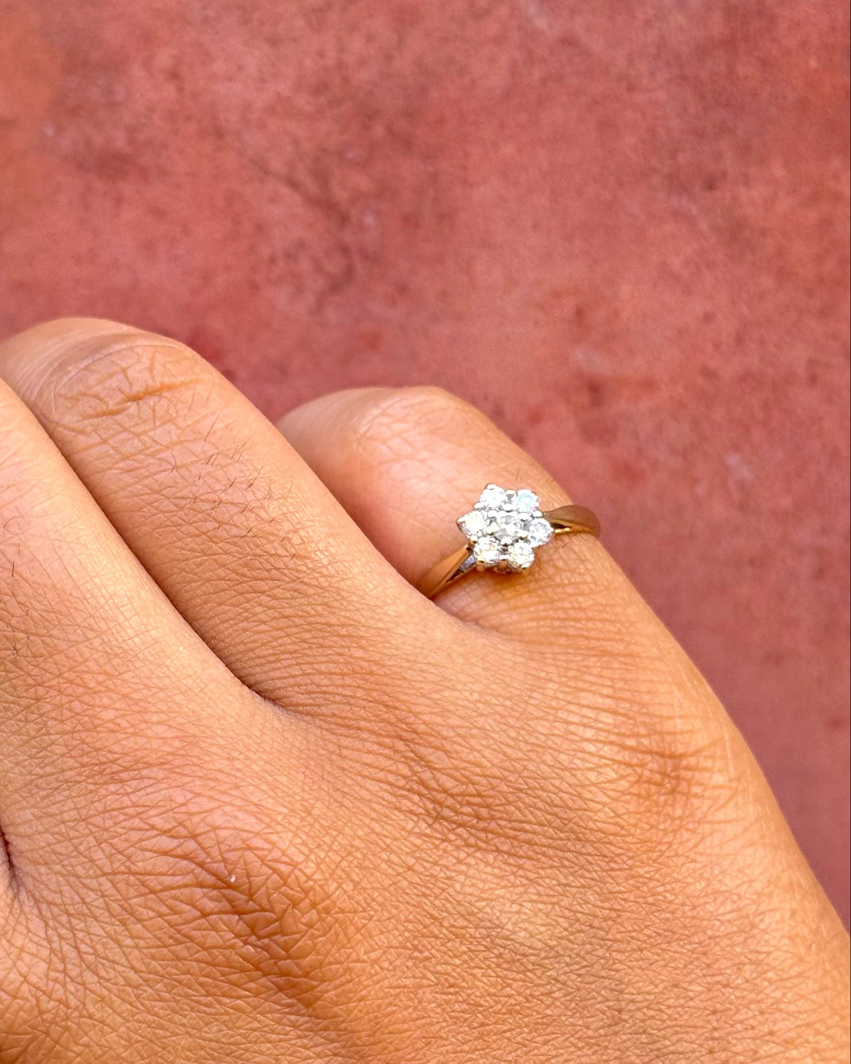0.33-Carat Diamond Daisy Ring "Jonathan"