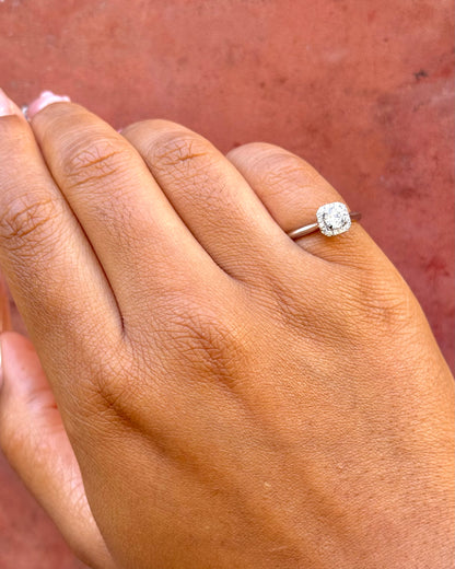 Anillo solitario de diamantes de 0,40 quilates «Vinnie»