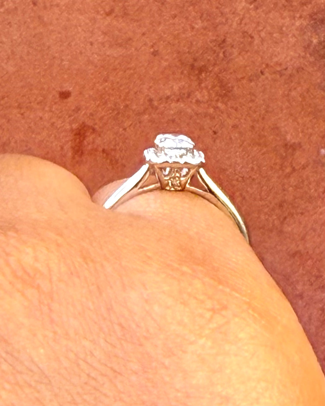 Anillo solitario de diamantes de 0,40 quilates «Vinnie»