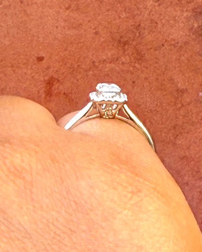 Anillo solitario de diamantes de 0,40 quilates «Vinnie»