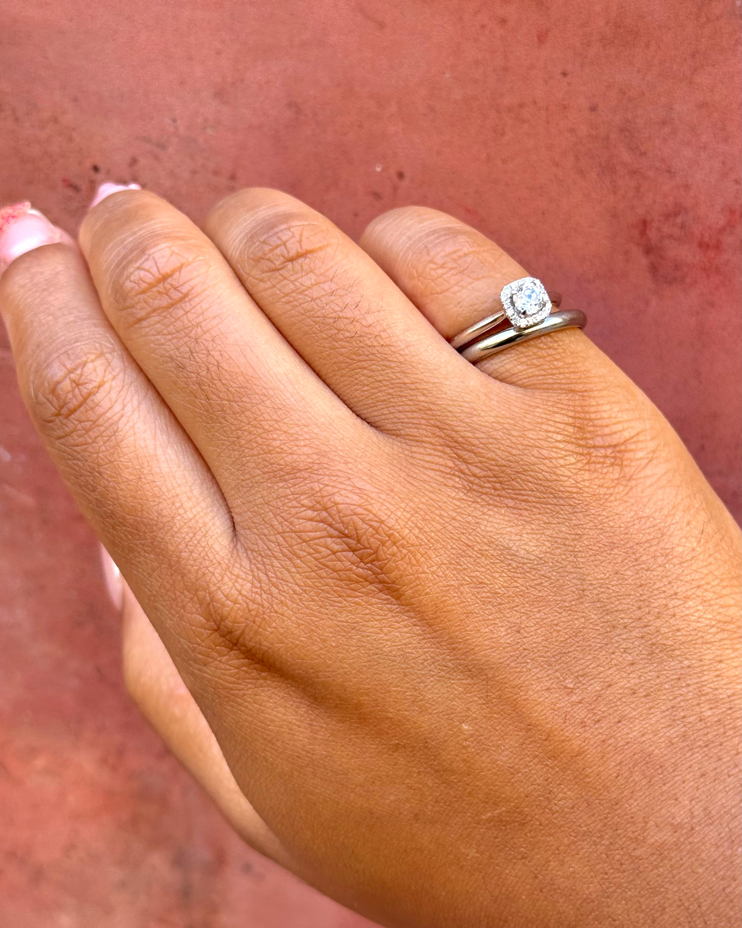 Anillo solitario de diamantes de 0,40 quilates «Vinnie»