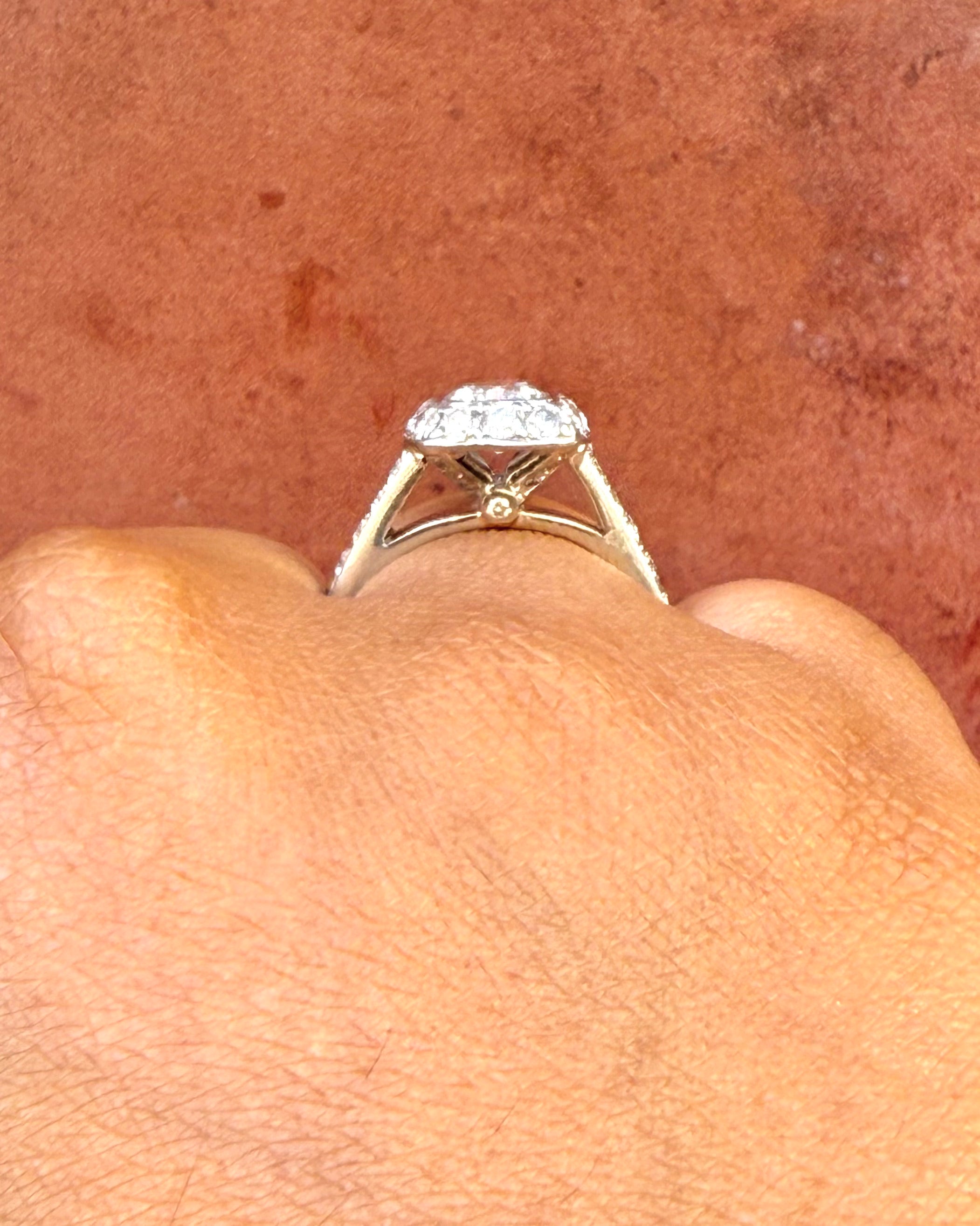 Art Deco-Style Diamond Ring 2.08 carats "Lison"