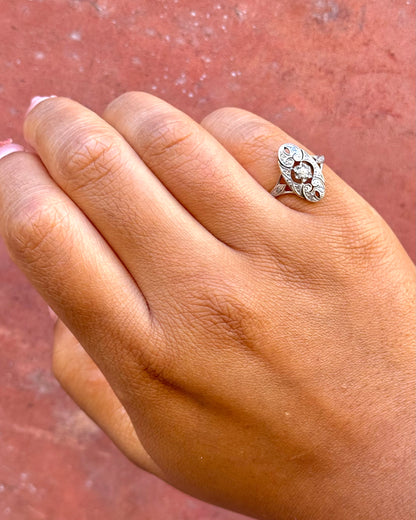 Bague Art-Déco Diamants "Vivianne"