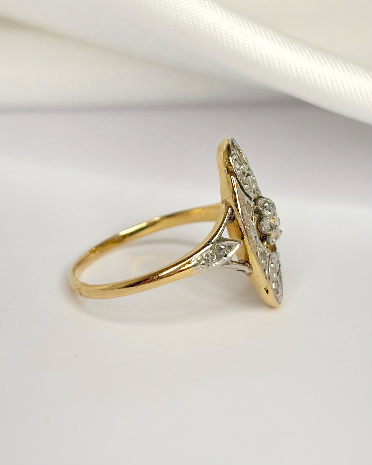 Bague Art-Déco Diamants "Vivianne"