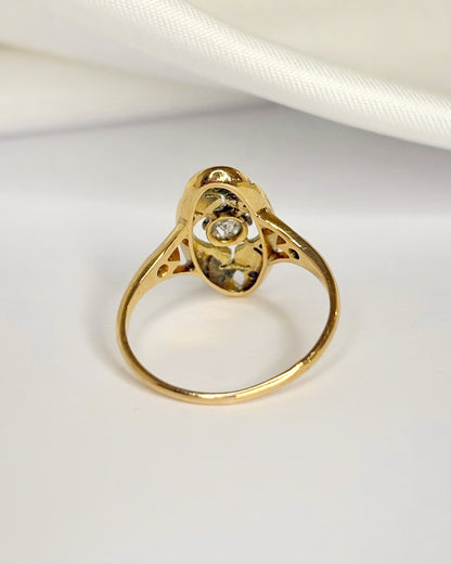 Bague Art-Déco Diamants "Vivianne"
