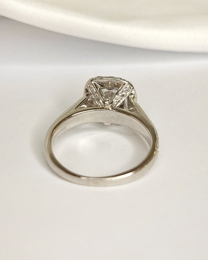 Art Deco-Style Diamond Ring 2.08 carats "Lison"