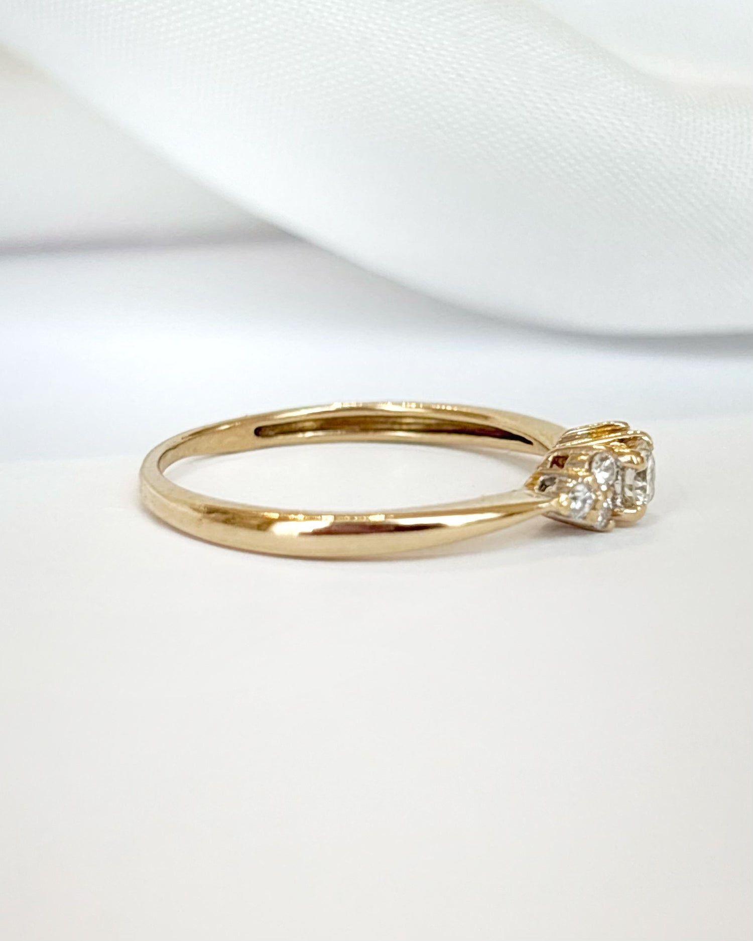 Anillo trilogía de diamantes «Alice»