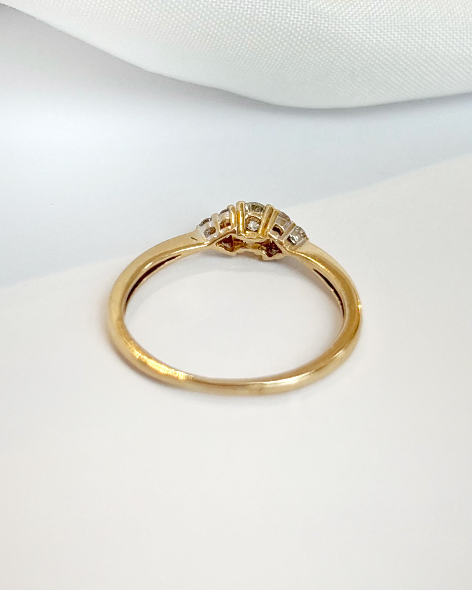 Anillo trilogía de diamantes «Alice»