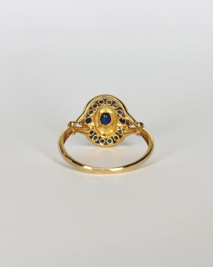 Bague Art Déco Saphirs 0.61 ct &quot;Julia&quot;