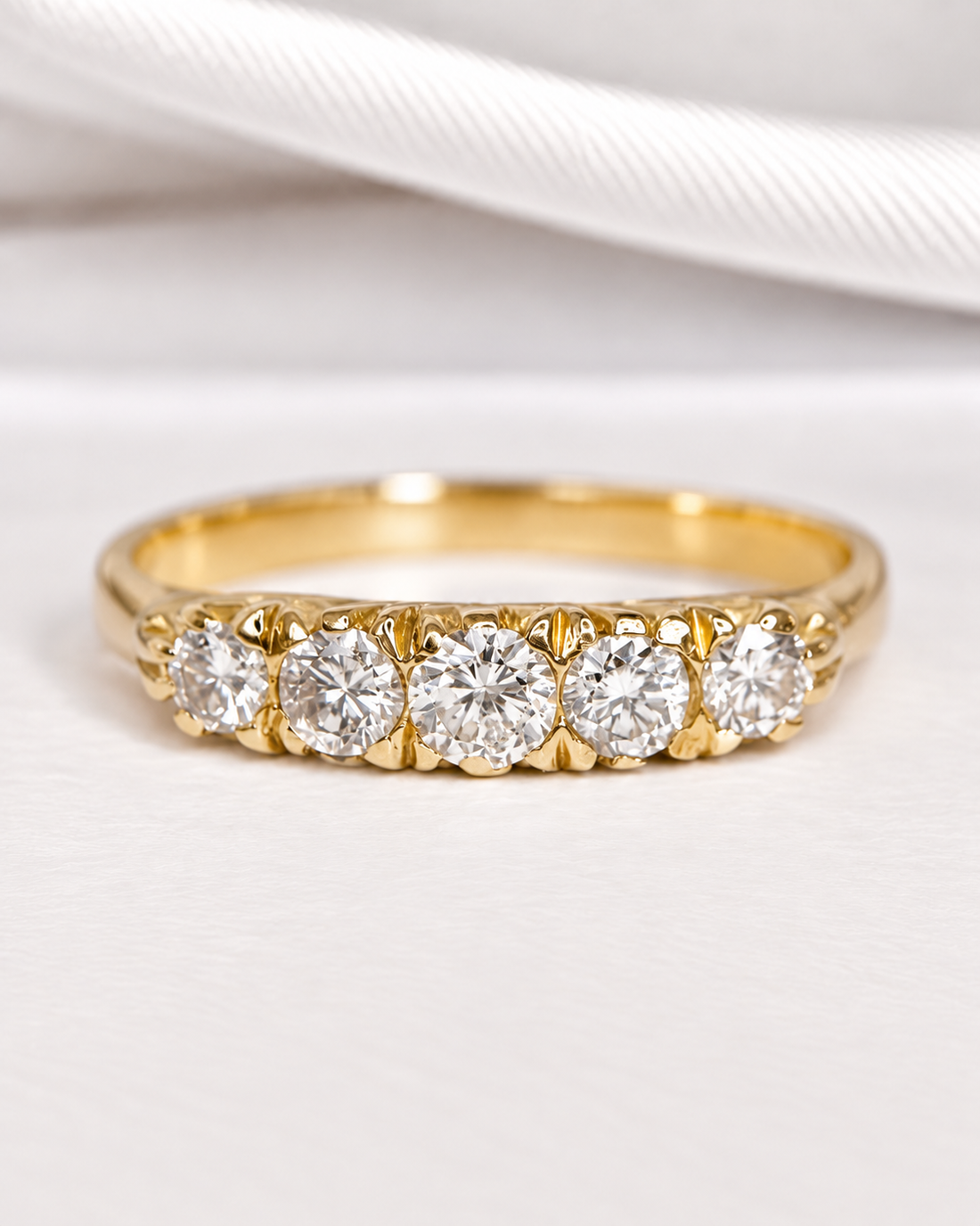 Bague Rivière Diamants 0.54 carat "Emilia"