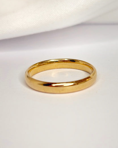 Alliance Or Yellow 18 carats 3 mm "Billy"