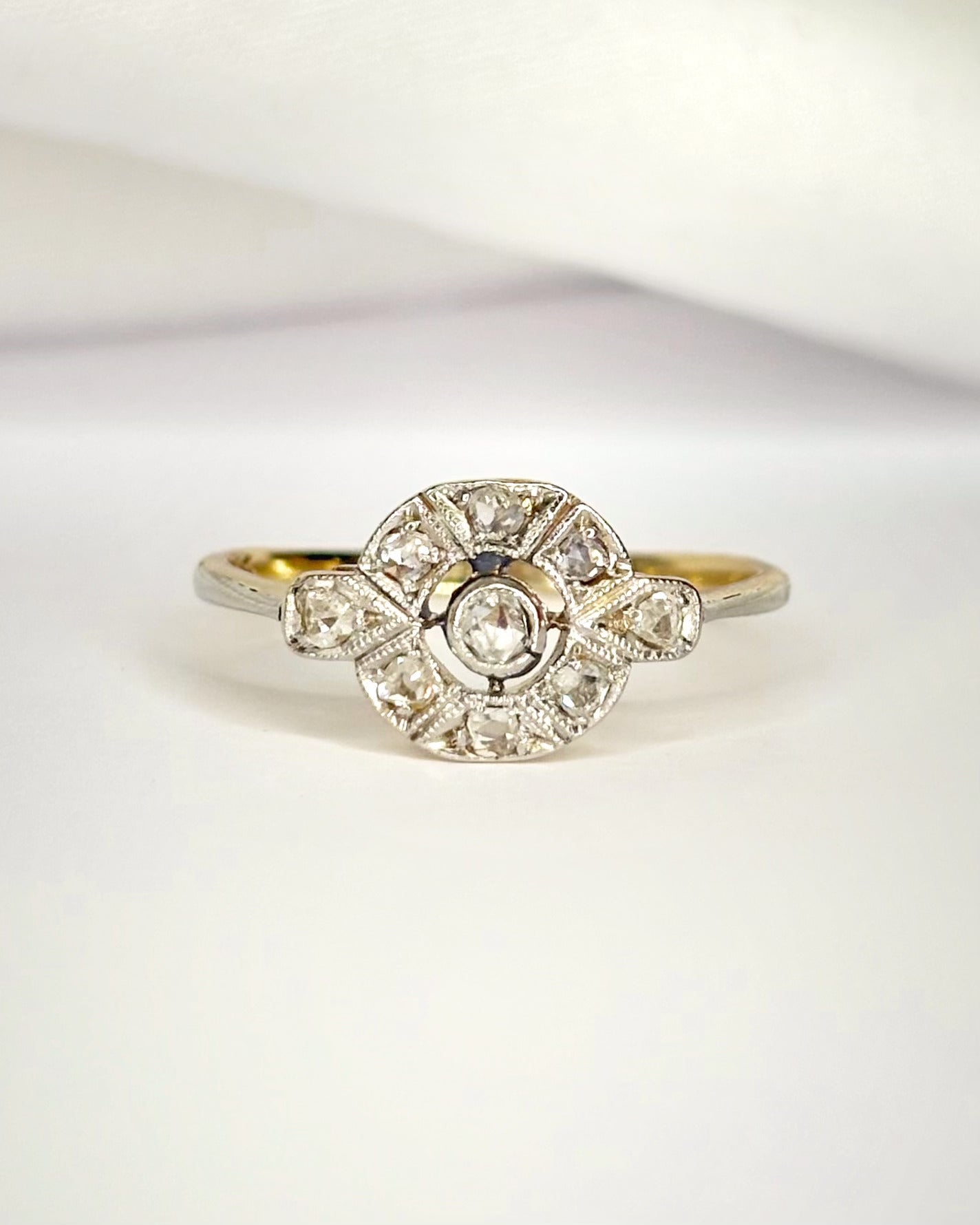 Bague Art-Déco Diamants "Virgile"
