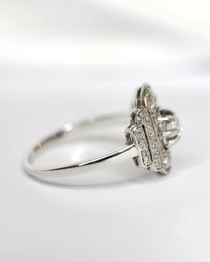 Art Deco Diamond Ring 0.26 carat "Shérine"