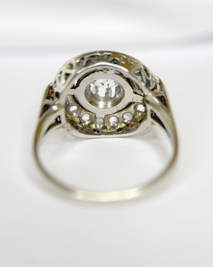Art Deco Diamond Ring 0.84 carat 4.74g "Annie"