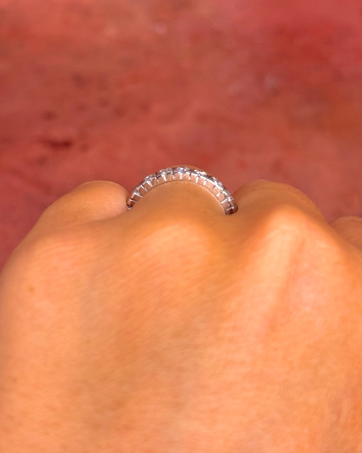0.30 carat 2.3mm Diamond Half Eternity Ring "Murielle"