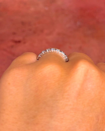 0.30 carat 2.3mm Diamond Half Eternity Ring "Murielle"