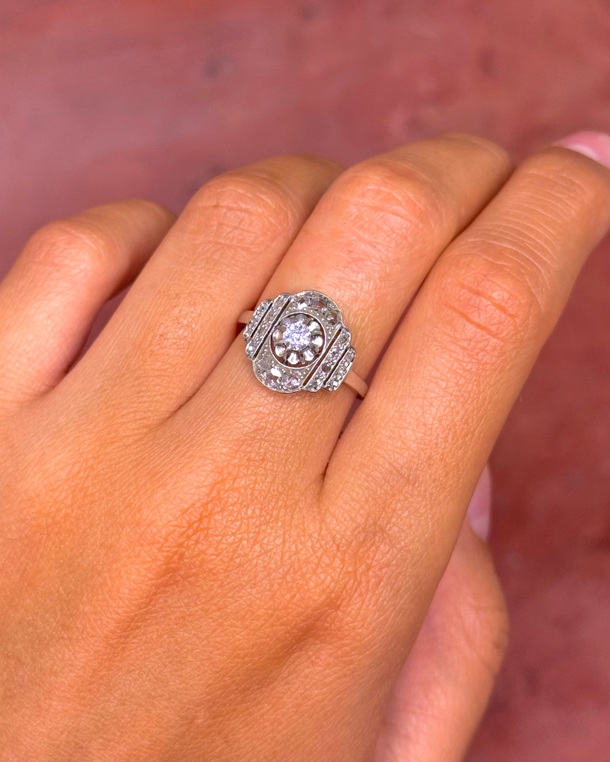 Art Deco Diamond Ring 0.26 carat "Shérine"