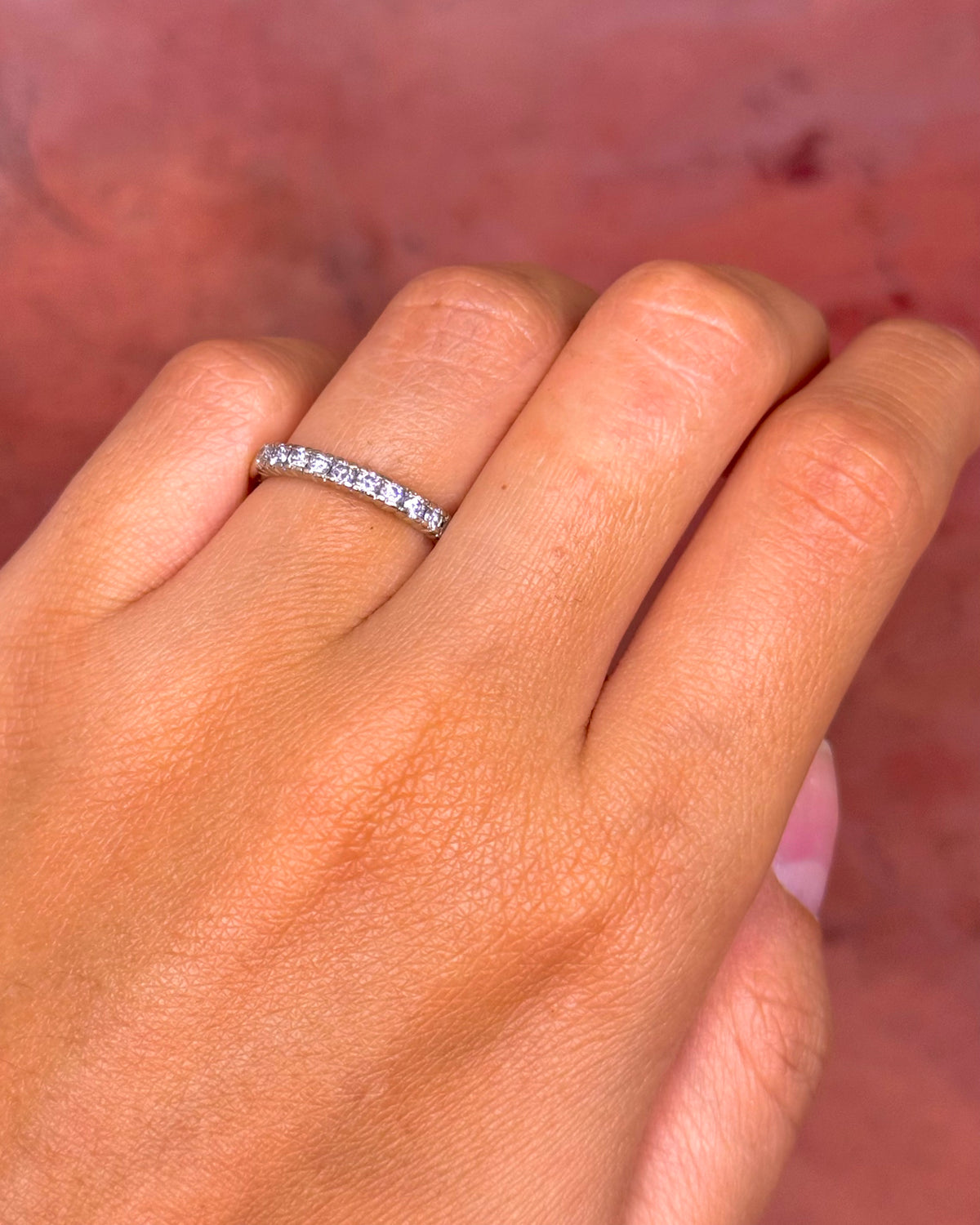 0.30 carat 2.3mm Diamond Half Eternity Ring "Murielle"