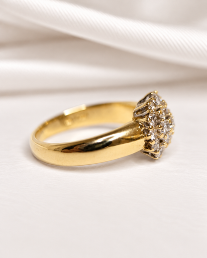Bague Marguerite Diamants 0.89 carat 5.72g "Briana"
