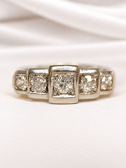 Bague Art-Déco Diamants 0.50 carat "Annie"