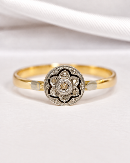 Bague Art-Déco Diamants "Abigael"