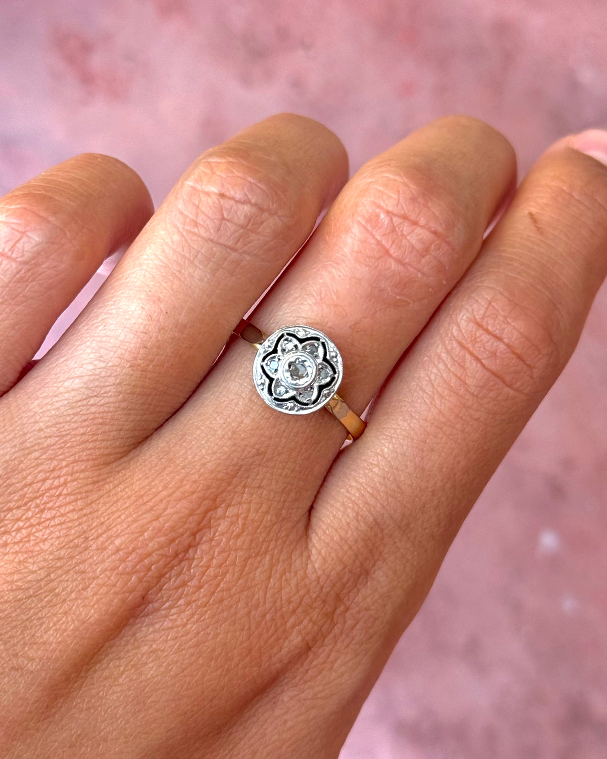 Bague Art-Déco Diamants "Abigael"