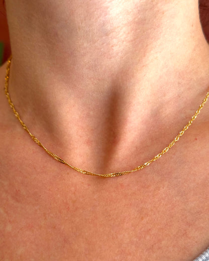 Chaîne Or Jaune 18 carats "Rania"