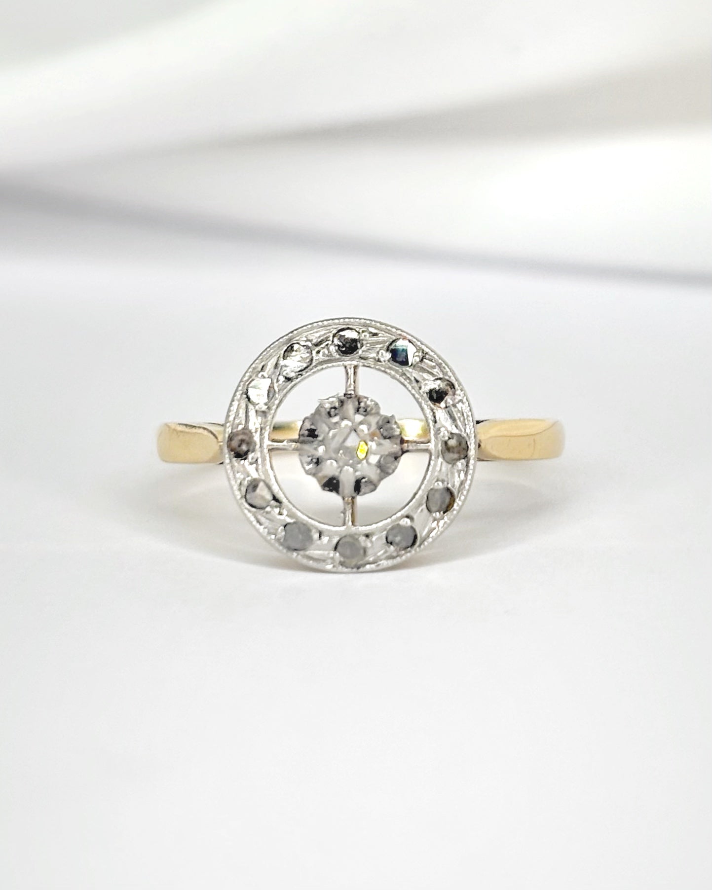 Bague Art-Déco Diamants "Ania"