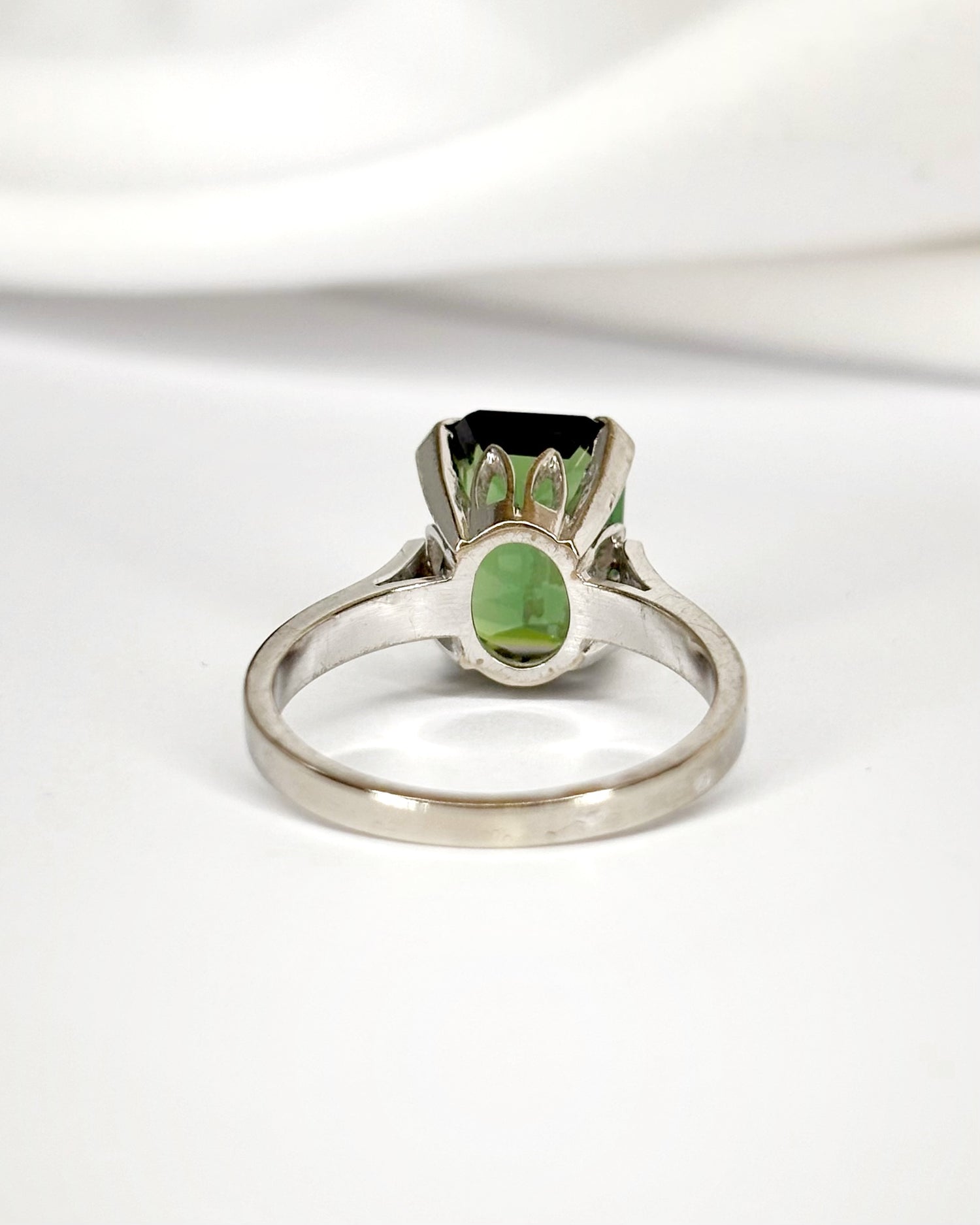 Bague Solitaire Tourmaline 3.20 carats "Nadège"