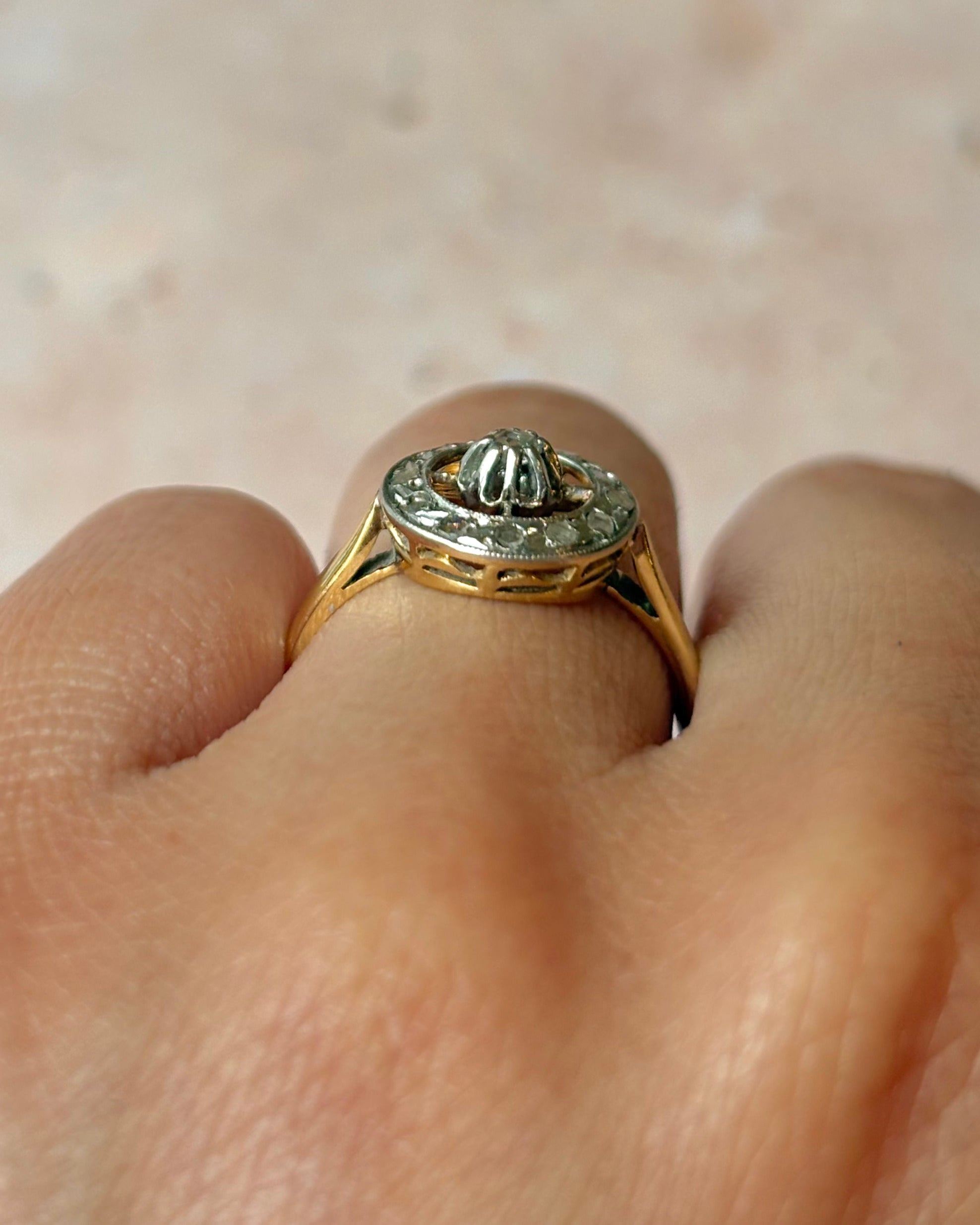 Bague Art-Déco Diamants "Ania"