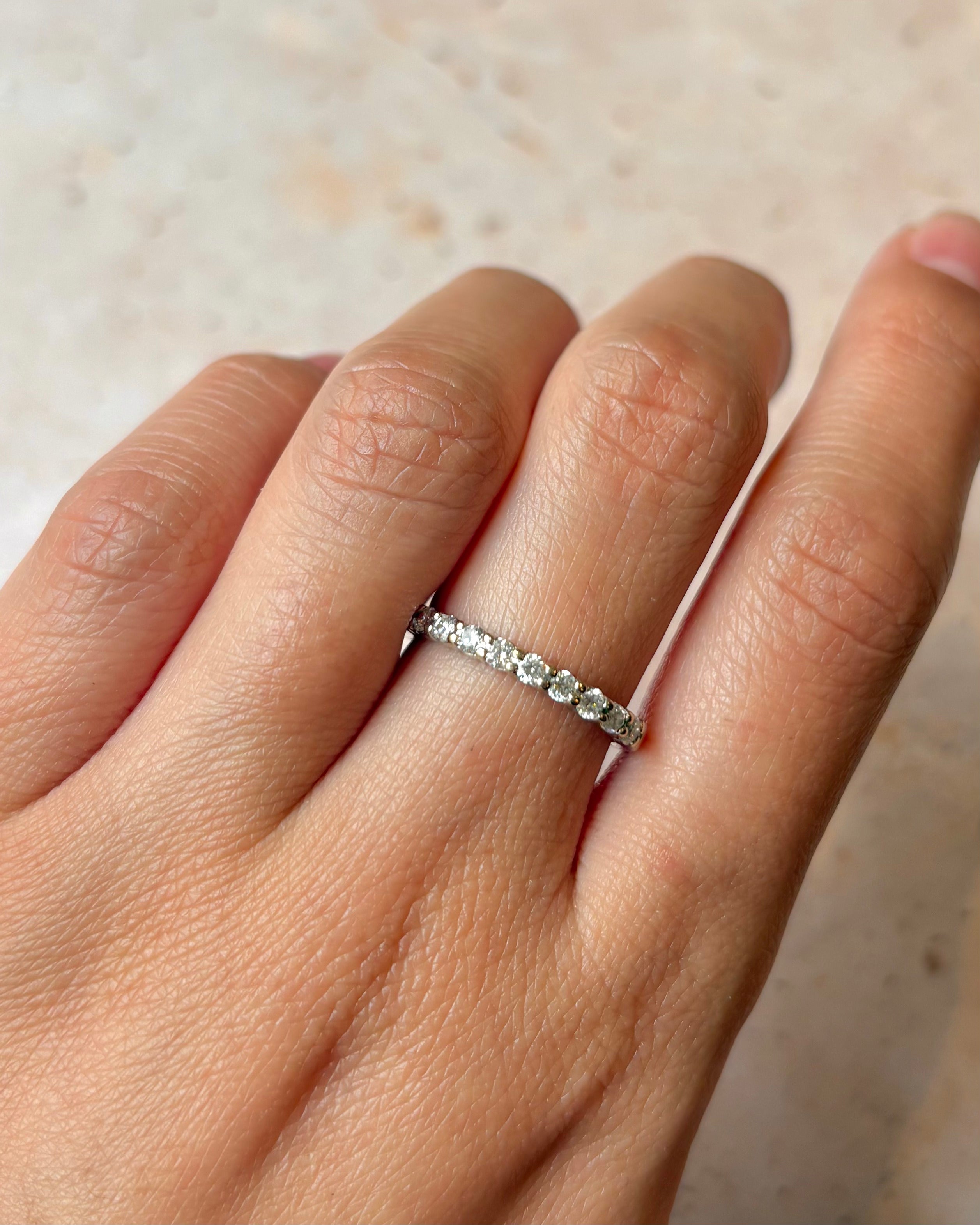 Demi-Alliance Diamants 0.36 carat "Sara"