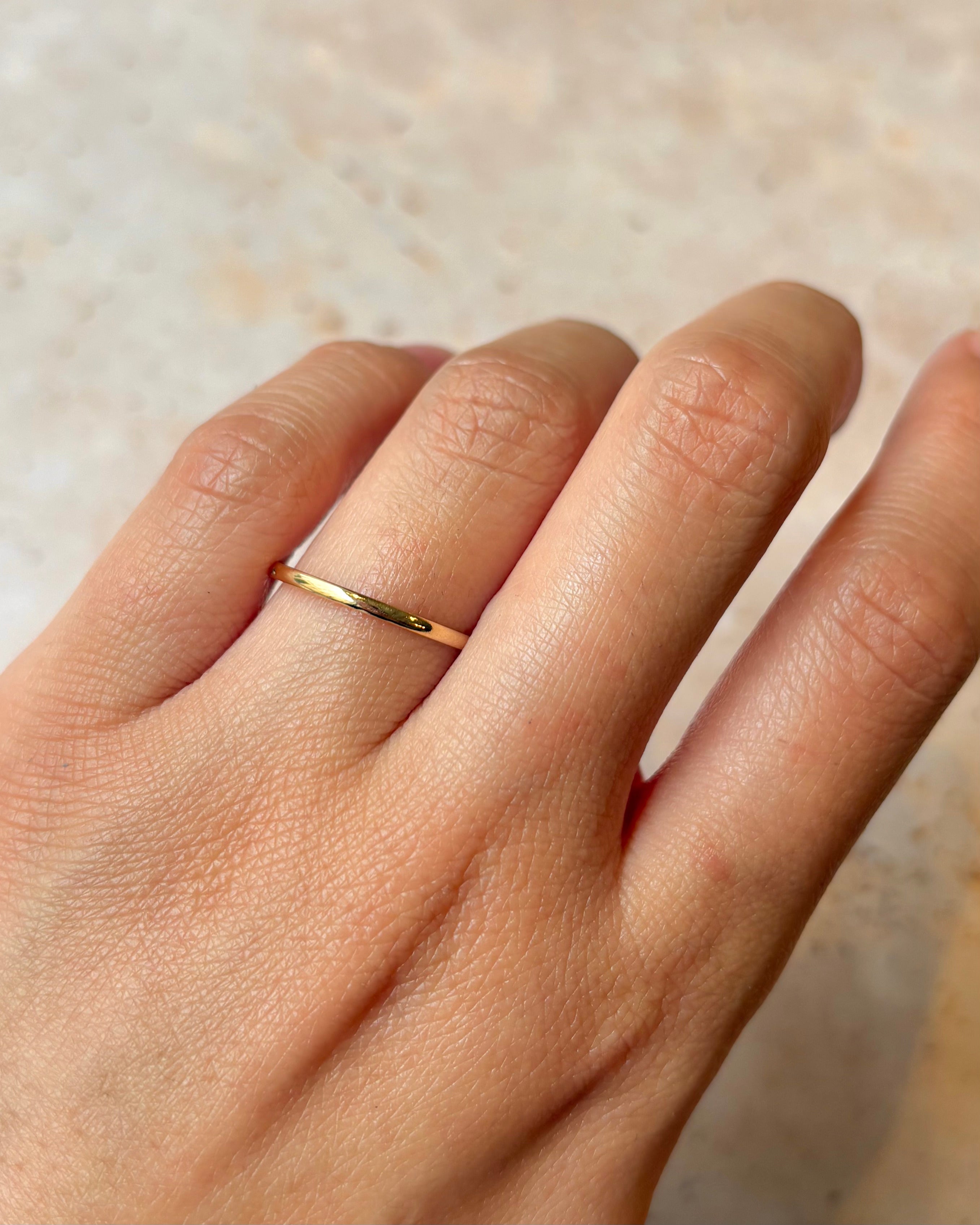 Alliance Or Jaune 18 carats 1.3 mm "Axel"