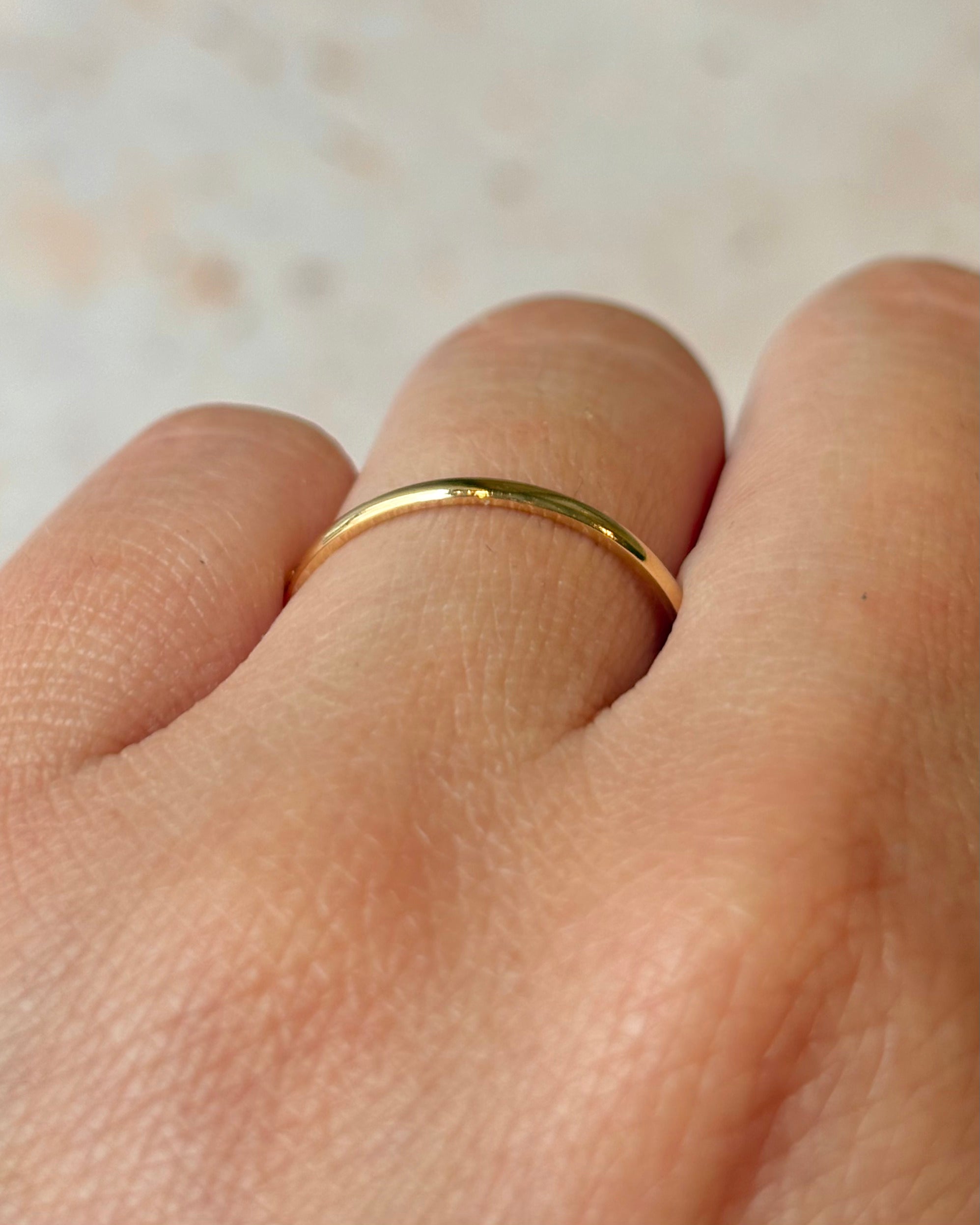Alliance Or Jaune 18 carats 1.3 mm "Axel"