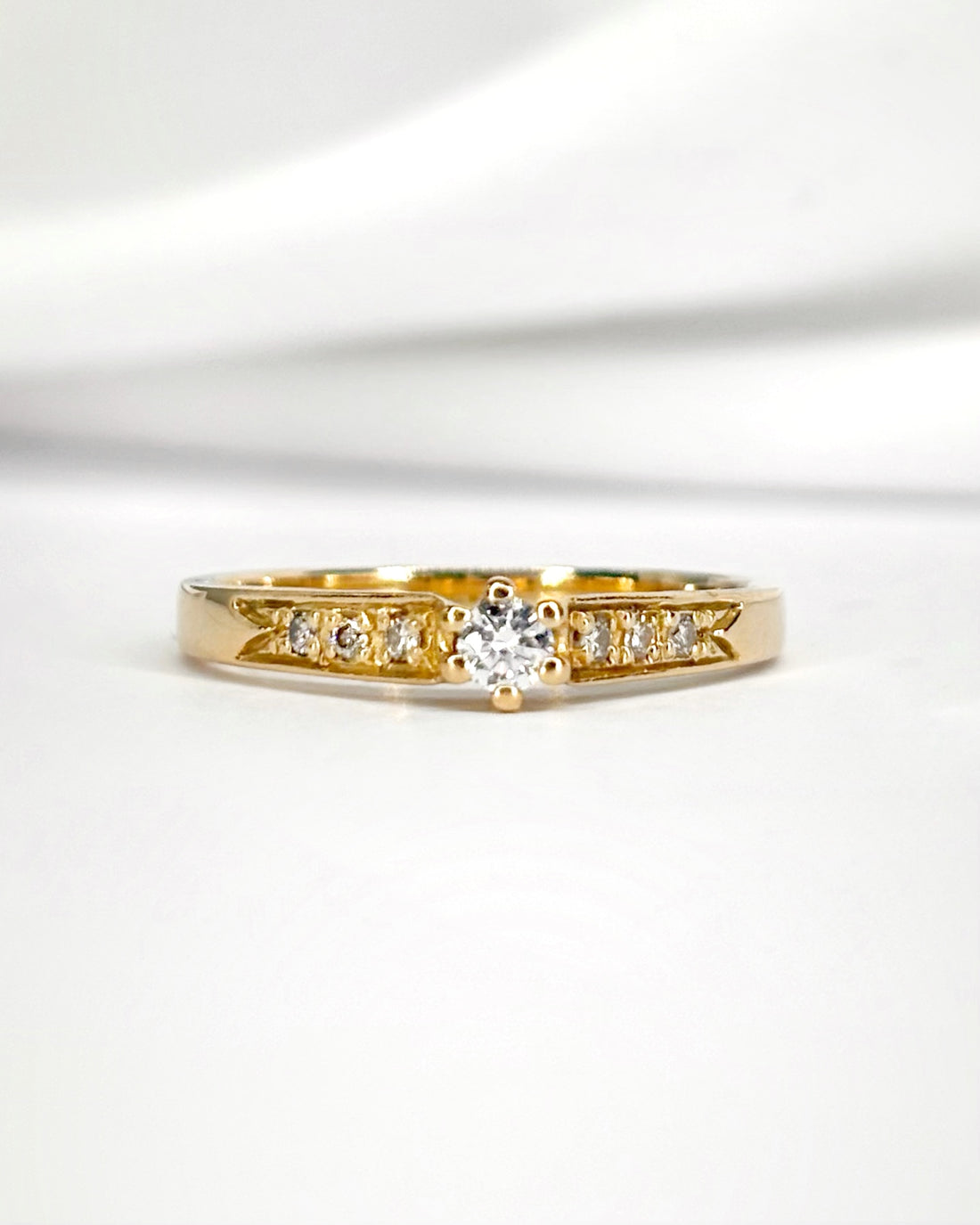 Bague Solitaire Diamants "Dilara"