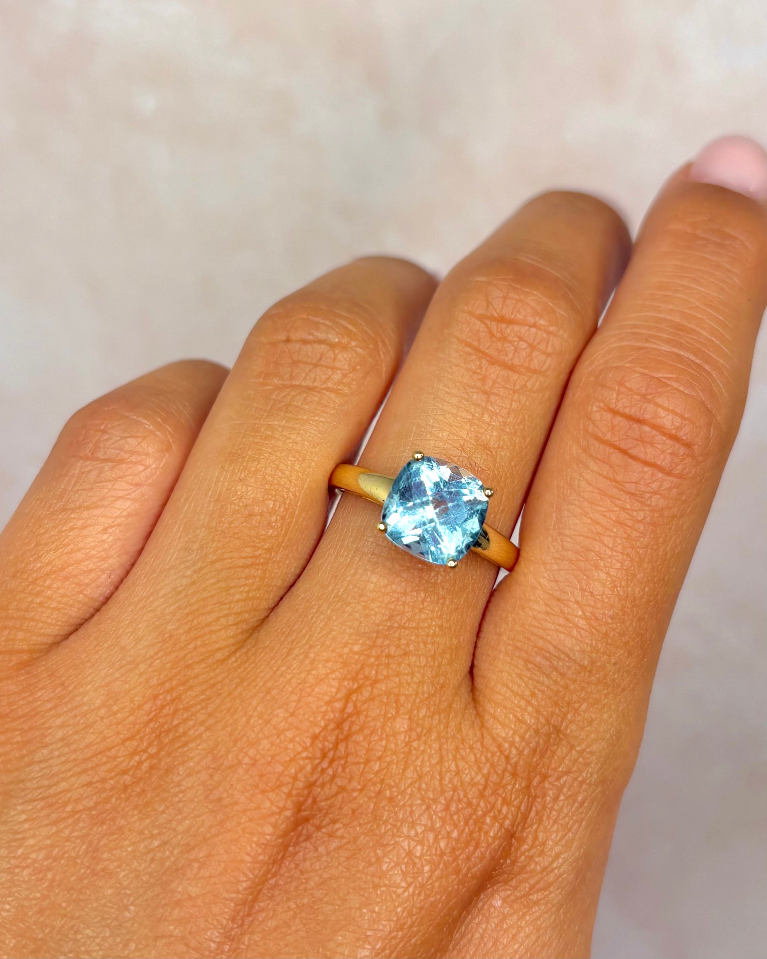 Anillo Cóctel Topacio 4.65 quilates "Gabriella"