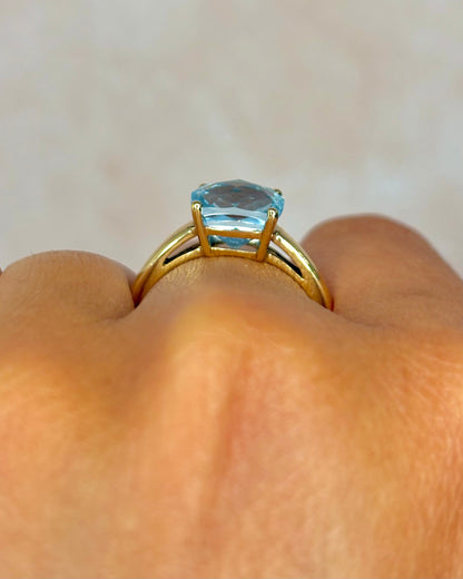 Anillo Cóctel Topacio 4.65 quilates "Gabriella"