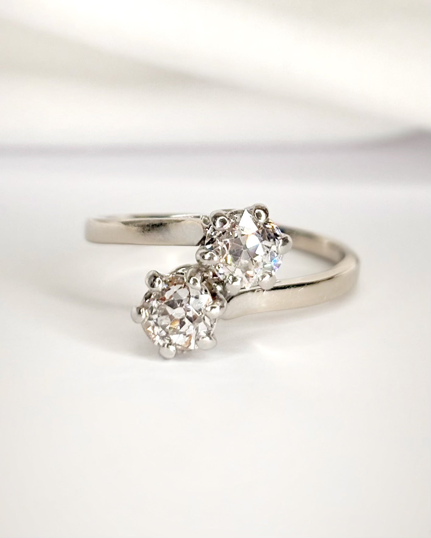 Bague Toi &amp; Moi Diamants 1.16 carat "Livia"