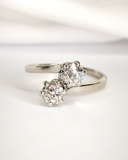 Bague Toi &amp; Moi Diamants 1.16 carat "Livia"