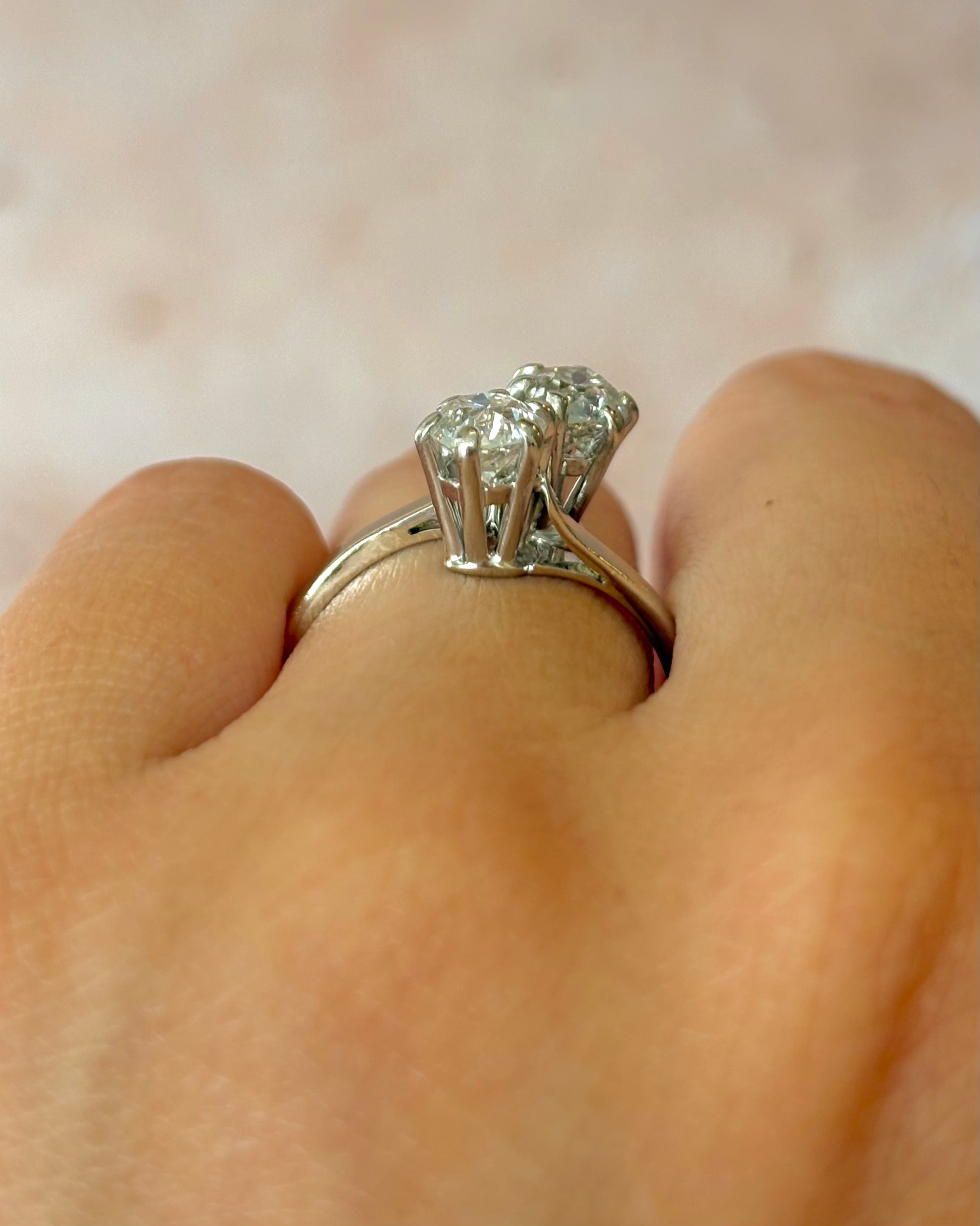 Bague Toi &amp; Moi Diamants 1.16 carat "Livia"