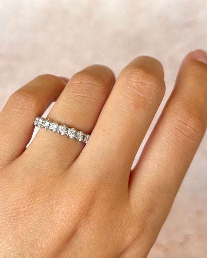 Alianza americana de diamantes de 1.47 quilates y 3.3 mm «Karina»