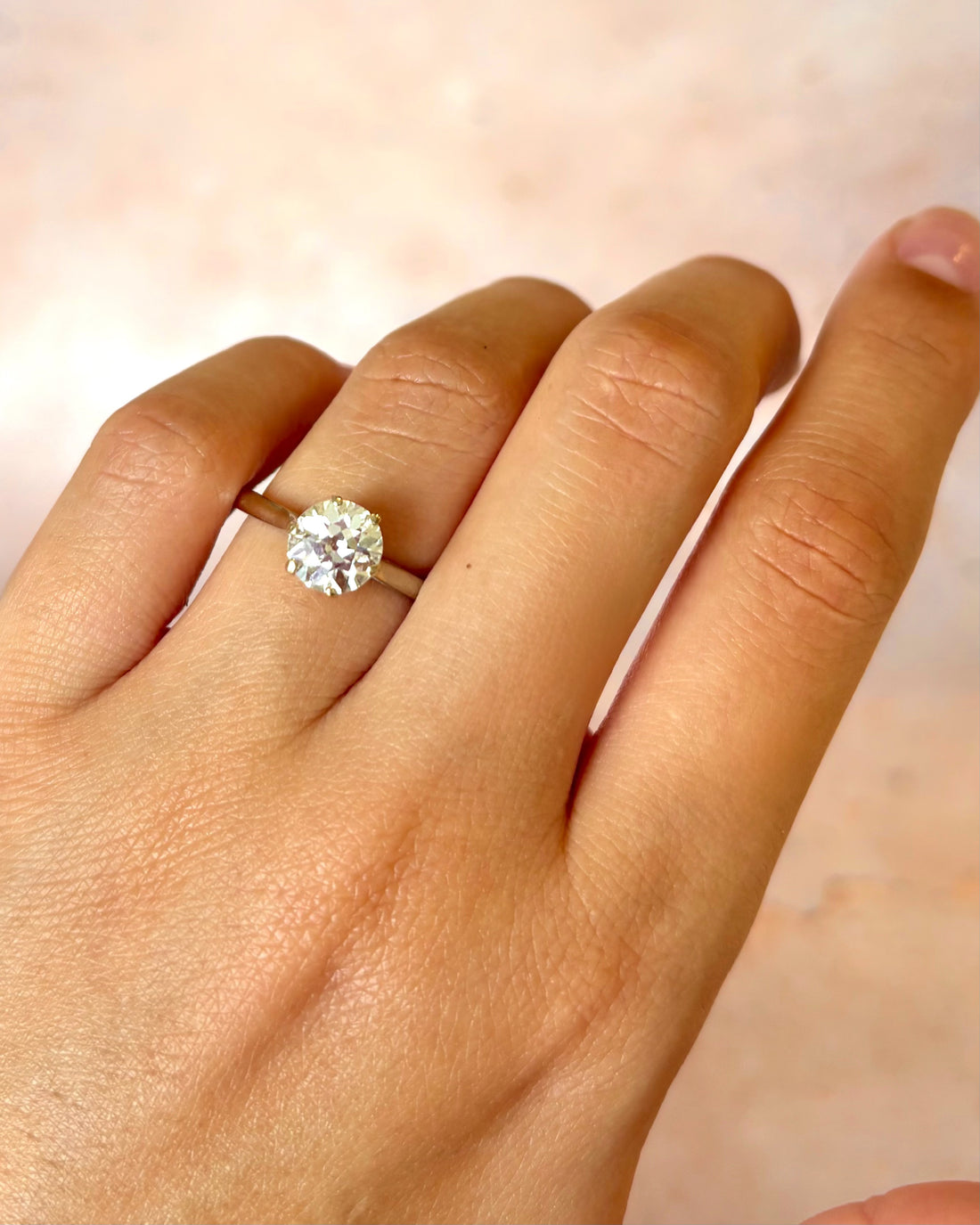 Bague Solitaire Diamant 1.25 carat "Eulalie"