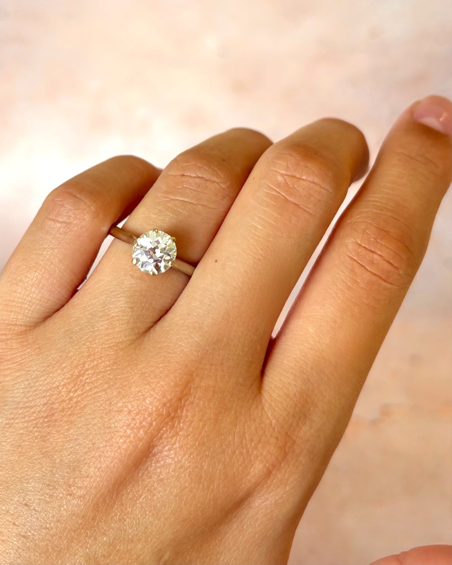 Bague Solitaire Diamant 1.25 carat "Eulalie"