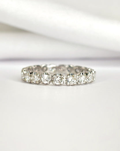 Alianza americana de diamantes de 1.47 quilates y 3.3 mm «Karina»