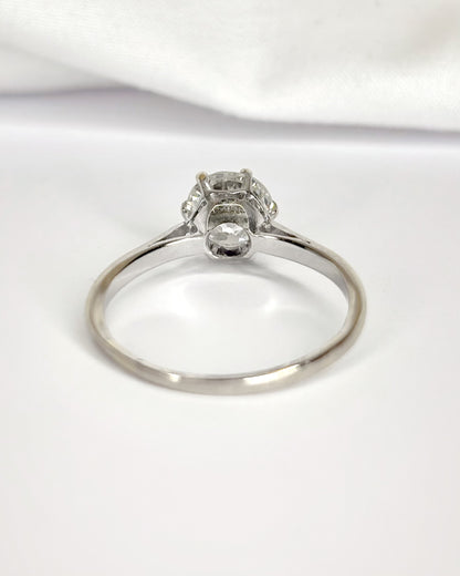Bague Solitaire Diamant 1.25 carat "Eulalie"
