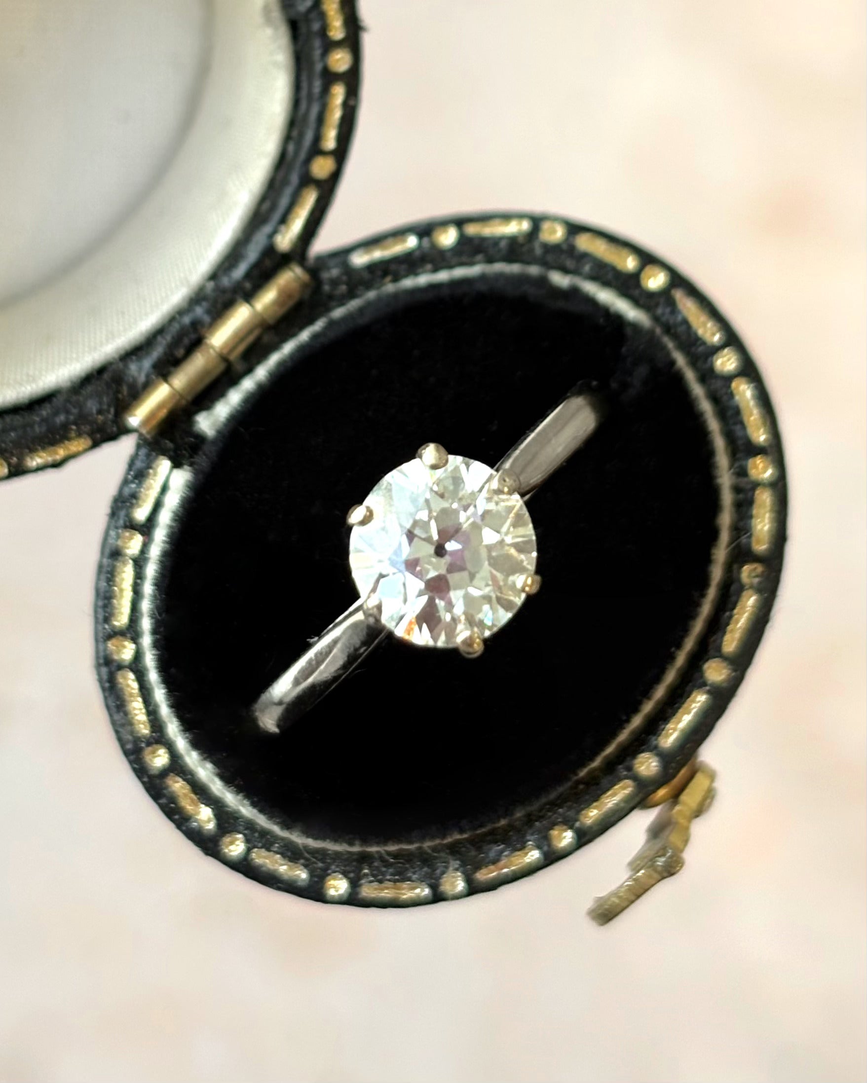 Bague Solitaire Diamant 1.25 carat "Eulalie"
