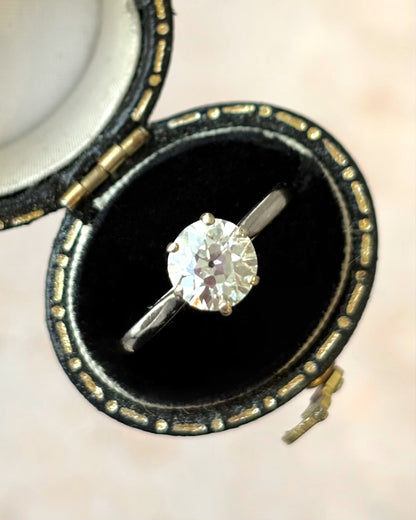 Bague Solitaire Diamant 1.25 carat "Eulalie"