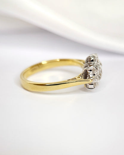 Anillo rivière de diamantes de 0,50 quilates «Odile»